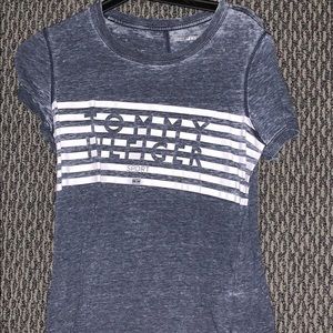 Distressed Tommy Hilfiger tee shirt